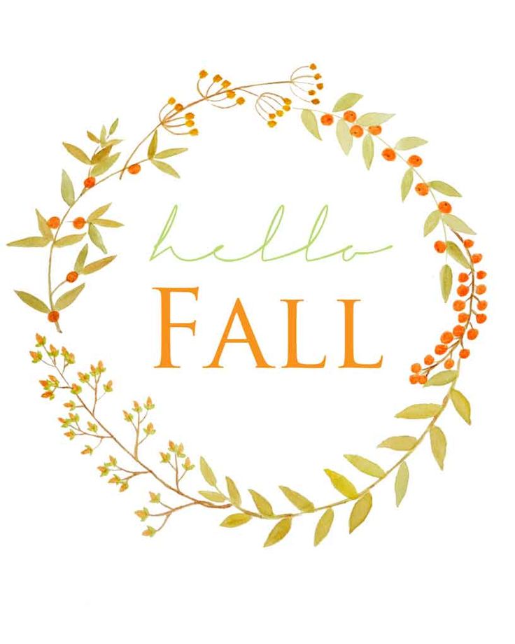 hello fall banner