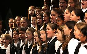 choir kids singing
